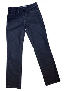 Santana Jeans Dark Wash Denim Straight Leg Pants / Size 8×32